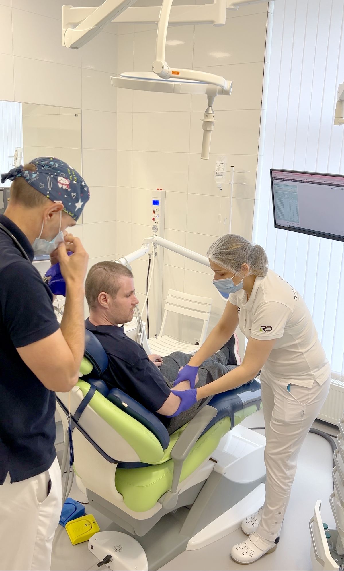 Free dental treatment for Andrew